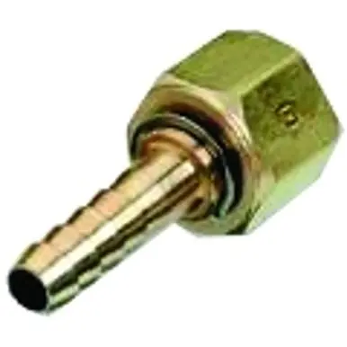 Western 24-0 Hose Adaptor, B-Size Female Swivel to Barb, RH