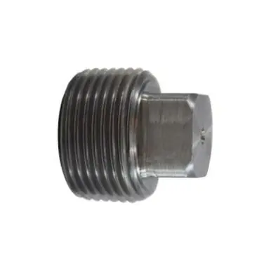 Midland Industries 67655 - Solid Square Head Plug, 1" NPT(M), Steel, Black