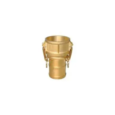 Midland Industries 44939 - Cam & Groove Coupler, 5" Type C x 5" Hose Barbed, Brass