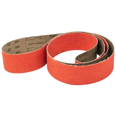 PFERD 49605 - 2" x 72" Abrasive Benchstand Belt Ceramic Oxide - 80 Grit (10pk)