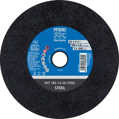 PFERD 69975 7" x .045" Cut-Off Wheel, 7/8" AH A 46 S SG - Type 1 (25pk)
