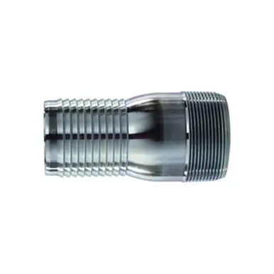 Midland Industries 973874 - Combination Nipple, 1-1/2" Hose Barbed x 1-1/2" MIP, 3-7/8" L, Steel,