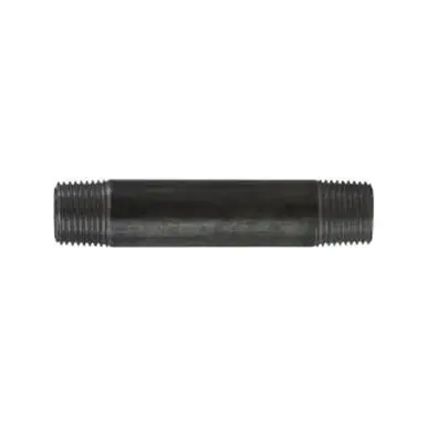 Midland Industries 57241 - Welded Pipe Nipple, 1/2" MPT x 1/2" MPT, 24" L, Steel, Black, SCH 40