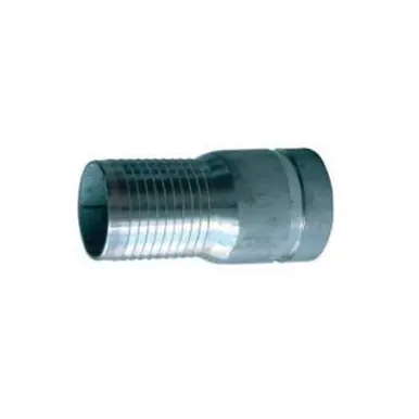 Midland Industries CNG-250-SP - Combination King Nipple, 2-1/2" Hose Barbed x 2-1/2" Grooved, Steel