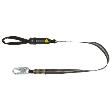 Safewaze 020-2046 - Arc Flash 6‘ Energy Absorbing Lanyard Aramid, Snap Hook, Soft Loop