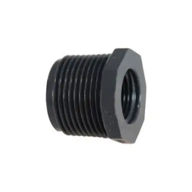 Midland Industries 839251 - Reducer Bushing, 2" MPT x 1-1/2" FPT, PVC, SCH 80 Schedule