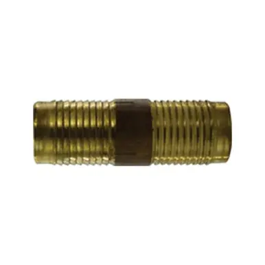 Midland Industries 73987 - Hose Mender, 2" Hose Barbed x 2" Hose Barbed, Brass