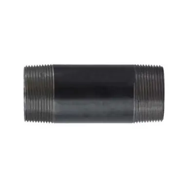 Midland Industries 57140 - Welded Pipe Nipple, 1-1/2" MPT x 1-1/2" MPT, 1-3/4" L, Steel, Black, SCH