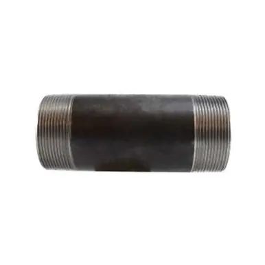 Midland Industries 59208SMLS - Seamless Pipe Nipple, 3" MPT x 3" MPT, 7" L, Steel, Black, SCH 80