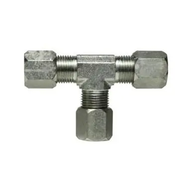 Midland Industries SSC260344 - Union Tee, 1/4" Tube OD x 1/4" Tube OD x 1/4" Tube OD, Stainless