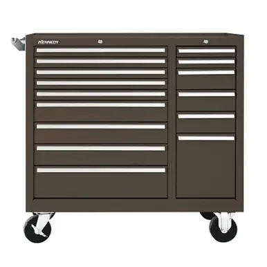 Kennedy 315XB - 39" 15-Drawer Industrial Double-Bank Roller Cabinet