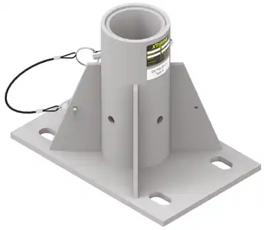 Xtirpa by Safewaze IN-2105 - 3" Center Mount Floor Adapter, 304SS