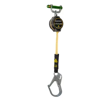 Safewaze 020-5205 - Latitude Pro Arc Flash 7‘ Single Web Retractable w/ Rebar Hook