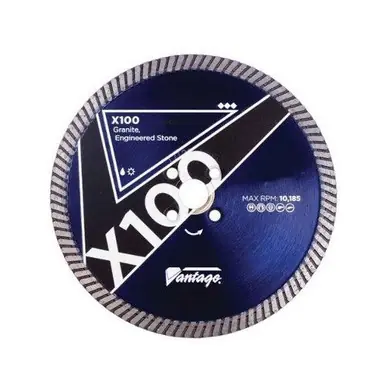 Diamond Vantage 5" x .087" x 7/8-5/8 Stone Blade, Turbo Rim, Value Plus Grade
