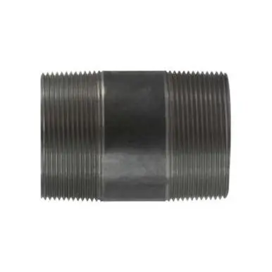 Midland Industries 57201 - Welded Pipe Nipple, 3" MPT x 3" MPT, 3" L, Steel, Black, SCH 40 Schedule