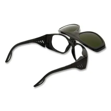 Sellstrom S72905 X35 Series Flip-Up Safety Glasses, Shade 5 Lens, Black Frame