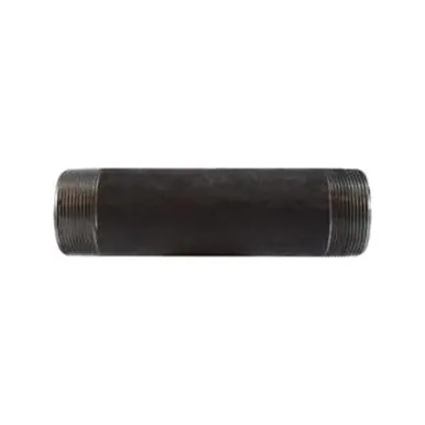 Midland Industries 59161SMLS - Seamless Pipe Nipple, 2" MPT x 2" MPT, 2-1/2" L, Steel, Black, SCH 80