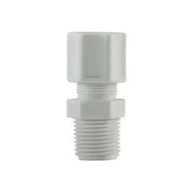 Midland Industries 17179P - Adapter, 1/4" Compression x 1/8" MIP, Polypropylene