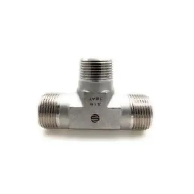 Midland Industries SS5600-06-06-06 - Tee, 3/8" NPT(M) x 3/8" NPT(M) x 3/8" NPT(M), Stainless
