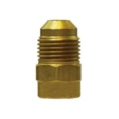 Midland Industries 04061-0408 - Pipe Reducer, 1/4" SAE 45° Female Flared x 1/2" SAE 45° Male Flared,