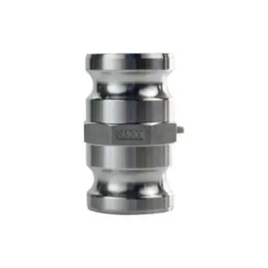 Midland Industries 61879 - Cam & Groove Spool Adapter, 4" Male Adapter x 4" Male Adapter, Aluminum