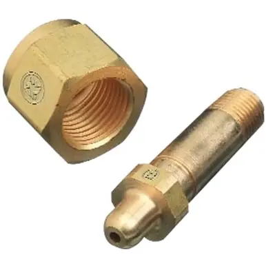 Western SS-334 Regulator Inlet Nut, CGA-330, Corrosive Gases, SS
