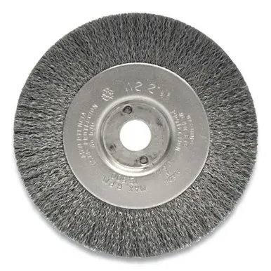 Weiler 00184 Wire Wheel, 4" x 1/2", SS Wire