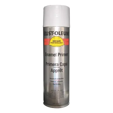 Rust-Oleum V2182838 High Performance Enamel Spray, Gray, Flat, 15 oz (6pk)