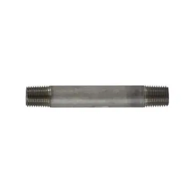 Midland Industries 49024 - Welded Pipe Nipple, 1/4" MPT x 1/4" MPT, 3" L, Stainless Steel, SCH 40