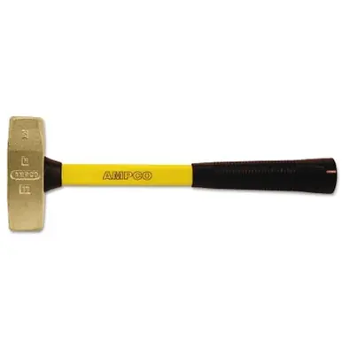Ampco Safety Tools H-14FG Double Face Engineers Hammer, 1-3/4 lb, 14" L