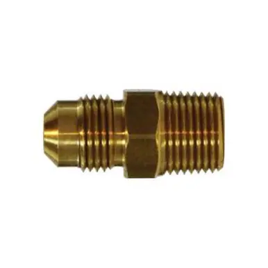 Midland Industries 04048-0806-001 - Light Pattern Adapter, 1/2" SAE 45° Male Flared x 3/8" Male
