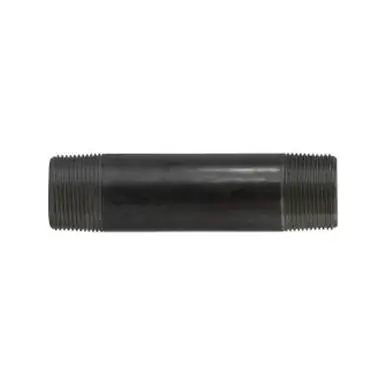 Midland Industries 57126 - Welded Pipe Nipple, 1-1/4" MPT x 1-1/4" MPT, 4-1/2" L, Steel, Black, SCH