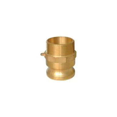 Midland Industries 44965 - Cam & Groove Adapter, 2" Type F x 2" MIP, Brass