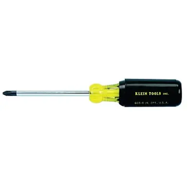Klein Tools 603-4B Phillips Round Shank Screwdriver, 2