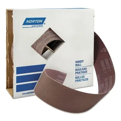 Norton 66261126297 Coated Abrasive Handy Roll, 2" x 50 yd, 120 Grit