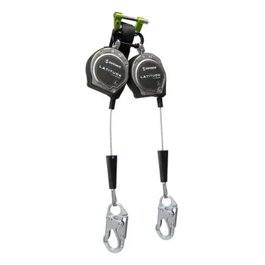 Safewaze 023-5355 - Latitude Edge 8‘ Dual Cable SRL-P Snap Hooks
