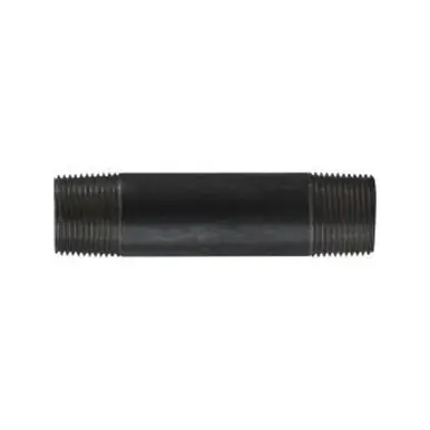 Midland Industries 57113 - Welded Pipe Nipple, 1" MPT x 1" MPT, 10" L, Steel, Black, SCH 40 Schedule
