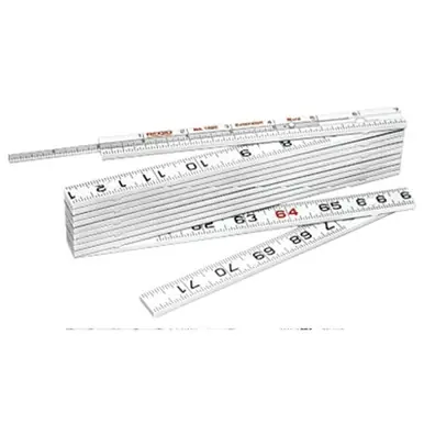 Ridgid 73360 Fiberglass Folding Rule, 6‘ with 6" Extension