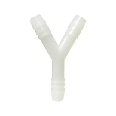 Midland Industries 33301W - Wye Connector, 3/8" Hose Barbed x 3/8" Hose Barbed x 3/8" Hose Barbed,