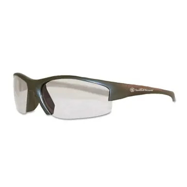 Smith & Wesson 21294 Equalizer Safety Glasses, Clear Lens, Gunmetal Frame