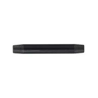 Midland Industries 57033 - Welded Pipe Nipple, 1/4" MPT x 1/4" MPT, 9" L, Steel, Black, SCH 40