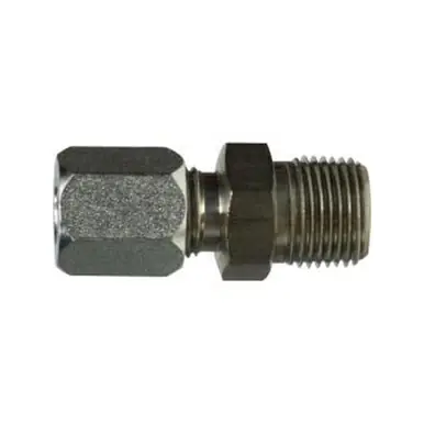Midland Industries SSC24041212 - Connector, 3/4" Tube OD x 3/4" NPT(M), Stainless Steel