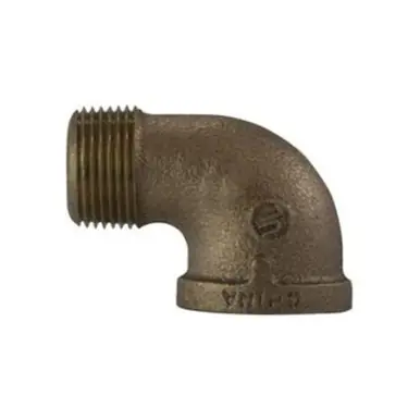 Midland Industries 44164 - 90° Street Elbow, 3/4" MPT x 3/4" FPT, Bronze