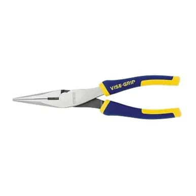Irwin VISE-GRIP 2078218 Long Nose Pliers, 8", Chromium Steel