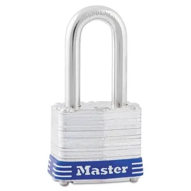 Master Lock 3DLF Padlock, 9/32" x 5/8" x 2", Keyed Different (4pk)