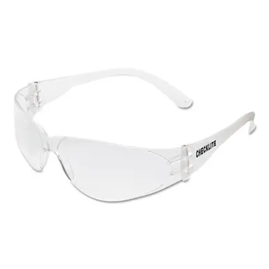 MCR CL110AF Checklite CL1 Safety Glasses, Clear Anti-Fog Lens