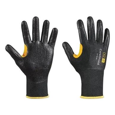 Honeywell 22-7913B/9L CoreShield A2/B Gloves, L, Black, 13 Gauge