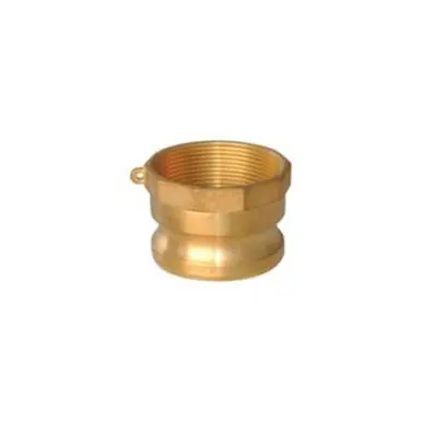 Midland Industries 44913 - Cam & Groove Adapter, 1-1/4" Type A x 1-1/4" FIP, Brass