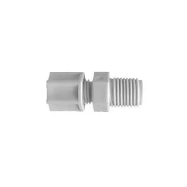 Midland Industries 17176N - Adapter, 1/8" Compression x 1/8" MIP, Nylon, White