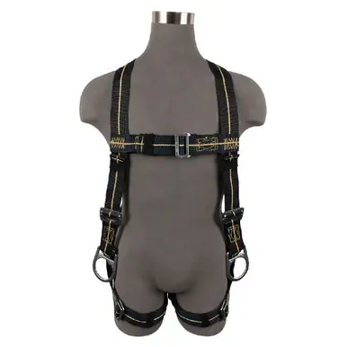 Safewaze FS77326-FR-3X - Welding Full Body Harness 3D, Aramid Web, MB Chest, MB Legs (3X)